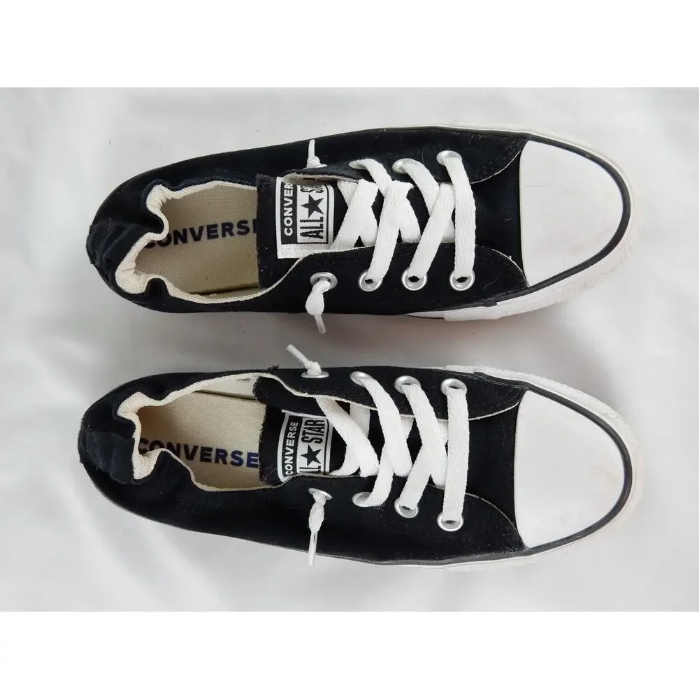 Converse Chuck Taylor All Star Shoreline Slip On Sneakers Black Womens